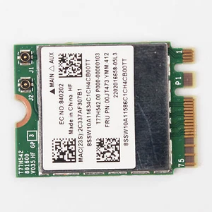 Lenovo G50-30 45 70 70M Z50-70-75 E455 AC 2.4G/5G BCM943162ZP 00JT473 Wifi Card - Picture 1 of 1