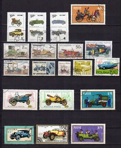 alte Autos Tacots ein Konvolut von 20 Marken gestempelt /TE5330 - Bild 1 von 1