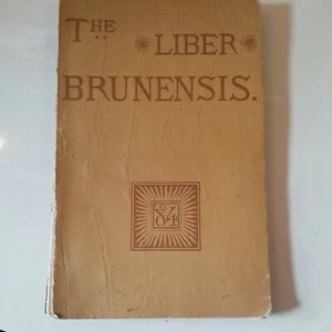 SIGNED CLASS PRESIDENT 1884 BROWN UNIVERSITY SECRET SOCIETIES SCULL X-BONES BOOK - Picture 1 of 12