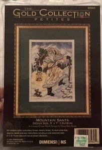 Mountain Santa Dimensions Gold Collection #8560 NOS - Picture 1 of 2