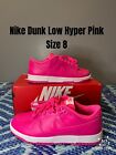 Nike Dunk Low Hyper Pink/White DZ5196 600 Women’s Size 8