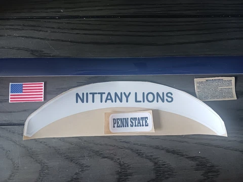 Penn State full size football helmet decals Cover