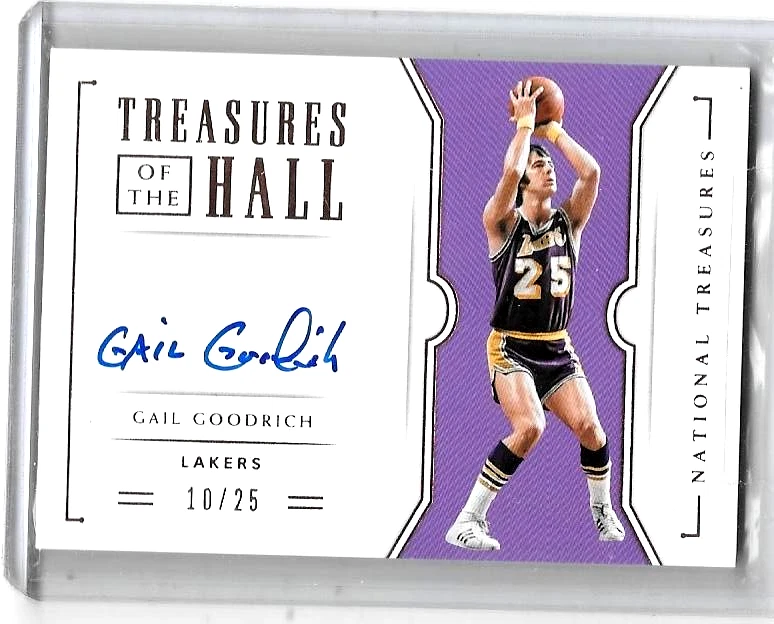 ГЕЙЛ ГУДРИЧ 2018–19 PANINATIONAL TREASURES TOTH СЕРТИФИЦИРОВАННЫЙ АВТОГРАФ NO10/25 - Изображение 1 из 1