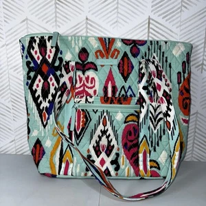 Borsa a tracolla Vera Bradley Villager Pueblo borsa a mano teal Aztec trapuntata - Foto 1 di 5