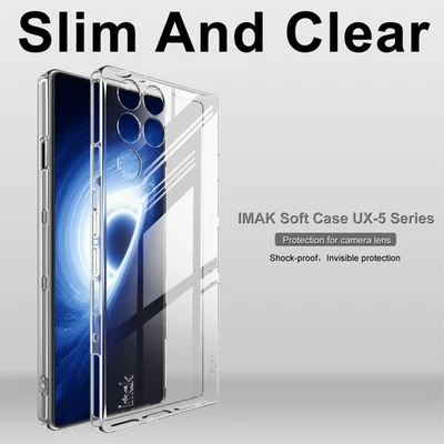 IMAK For ZTE nubia Red Magic 11 Pro+ Slim Soft Clear Transparent Case TPU Cover - Image 1 of 4