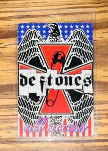 Deftones Godsmack 2001 All Access Laminat Pass *Authentisch* - Bild 1 von 2
