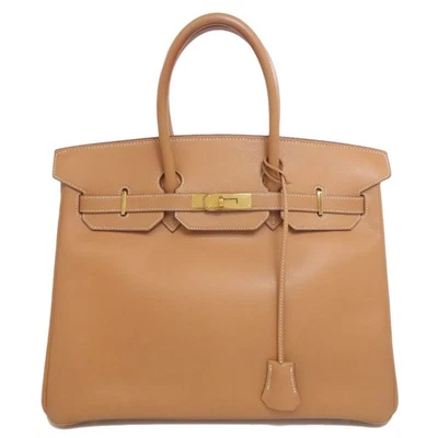Bolso de mano HERMES Birkin 35 GoldHardware Courchevel damas [usado] Foto 1 de 4