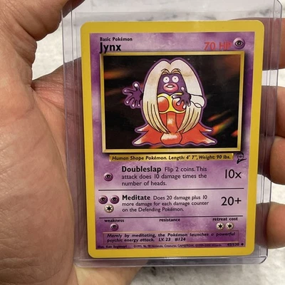 Jynx 45/130 Base Set 2 Uncommon Pokémon Trading Card Near Mint NM Pokemon WOTC - Image 1 of 3
