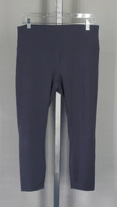 Lululemon Wunder Train High-Rise Crop 23" Everlux Leggings Nightfall Size 14 - Picture 1 of 3