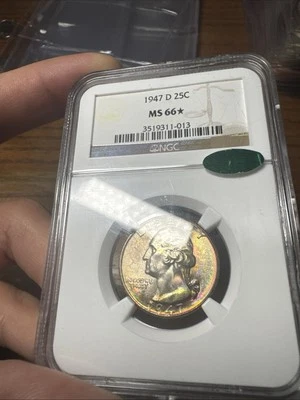 1947 D MS66* Quarter - Image 1 of 4