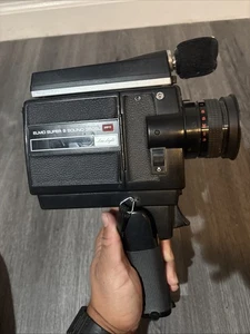 Elmo Super 8mm Film Sound 350SL Macro Movie Camera 9-27mm - Bild 1 von 6
