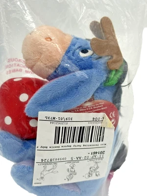 Disney Store Winnie the Pooh Mini "Fiesta Decorativa" Peluche Eeyore #201461 Nuevo Foto 1 de 4