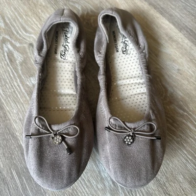Faded Glory Microfiber Suede Ballet Flats Shoes 7.5 - Image 1 of 4