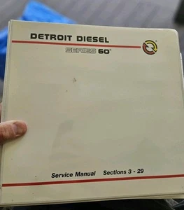 ~LIBRO #2~ Motor Diesel Detroit Serie 60 Servicio Revisión Manual de Reparación 6Se483 - Imagen 1 de 8