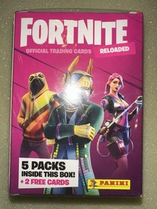 Panini Fortnite Reloaded 2020 Box 40 Cards +2 Free Cards (5 Packs)  - Picture 1 of 5