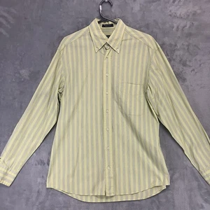 Camisa manga larga a rayas amarillas popelina GANT Newport talla mediana - Imagen 1 de 7