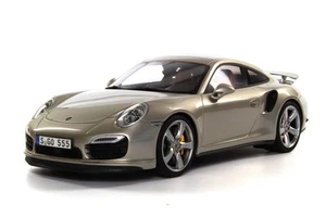 *SUPER RARE* GT024 GT Spirit 1/18 PORSCHE 911 991 Turbo Silver Metallic - Picture 1 of 10