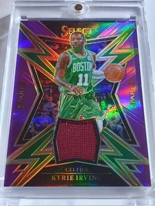 2017 Panini Select Kyrie Irving #PATCH PURPLE /99 Holo Game Worn Jersey - Rare - Picture 1 of 4