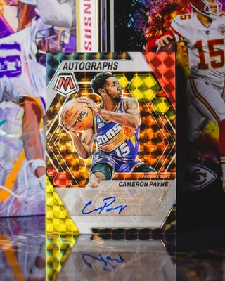 Autógrafo Panini Mosaic Choice Prizm 2022-23 #AM-PAY Cameron Payne Foto 1 de 2