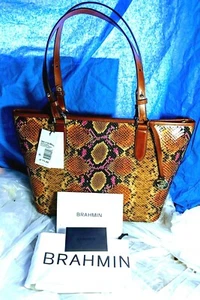 NEW Brahmin Medium Asher Marmalade Tangelo Ladies Tote 385$ NWT - Picture 1 of 4