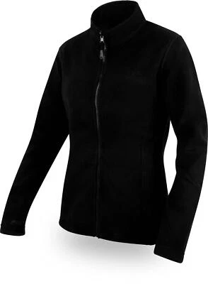 NORMANI Damen Fleecejacke mit Seitentaschen Übergangsjacke mit Kragen EXTRA DICK 280 g/m