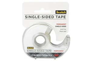 Scotch Create Photo Safe Acide Free Permanent Single-Sided Tape, 3/4 in X 400 in - Picture 1 of 12