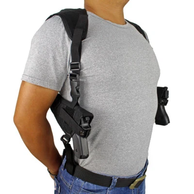 Universal Double Draw Under Arm Shoulder Holster Concealed Carry Pistol Holster - Image 1 of 4
