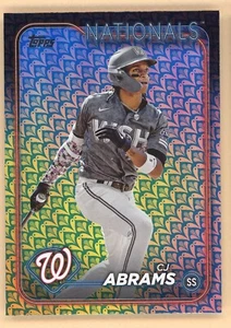 2024 Topps Series 1 - CJ Abrams Holiday Easter Foil #37 Nationals - Picture 1 of 2