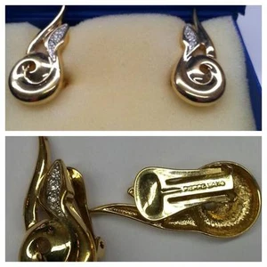 Pierre Lang Ohrringe/Ohrstecker vergoldete Creolen Ohrschmuck - Bild 1 von 1