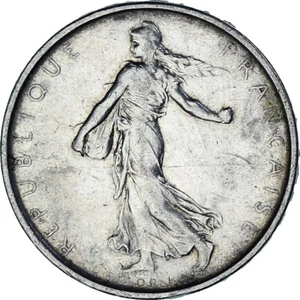 [#347391] Coin, France, Semeuse, 5 Francs, 1964, Paris, EF, Silver, KM:926 - Picture 1 of 2