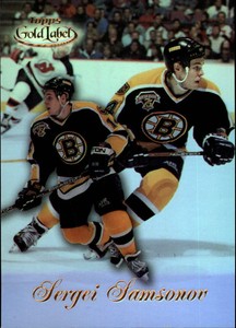 1998-99 Topps Gold Label Class 1 Boston Bruins Hockey Card #45 Sergei Samsonov