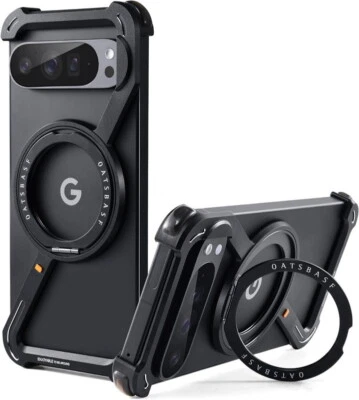 For Google Pixel 9 Pro XL 9 Shockproof Aluminum Alloy Magnet Bracket Case Cover - Image 1 of 4