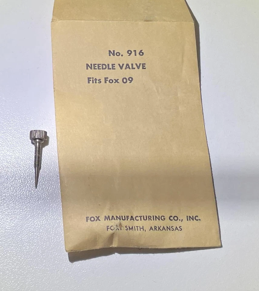 Fox 09 Needle for 09 Fox Model Engine Motor - New in Packet - Image 1 of 1
