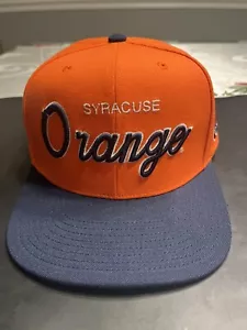 Mitchell & Ness NCAA Syracuse Orange Snapback Baseball Cap Embroidered Orange - Picture 1 of 14