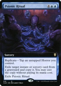 Psionic Ritual (618) Extended Art Battle for Baldur's Gate CLB MTG Magic The Gate - Imagen 1 de 1