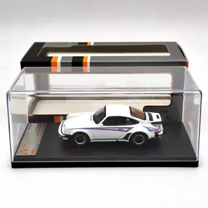 Premium X 1:43 Porsche 911 Turbo 1975 weiß Martini Dekoration PRD109 Diecast - Bild 1 von 7