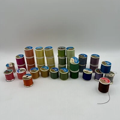 J&P Coats VTG Dual Duty Plus Polyester Thread 35+1 Spools Mixed Colors - Image 1 of 4