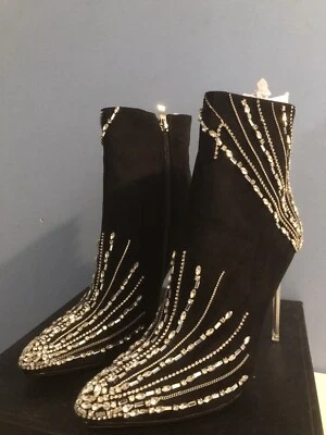 Новый в коробке Azalea Wang прийти живым ночью Stiletto ботинок черный размер 9 Рекомендуемая розничная цена производителя $129 новый - Изображение 1 из 4