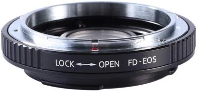 K&F Concept FD to EOS Adapter Lens Mount Adapter for Canon FD FL Lens to EF EOS - Image 1 of 4