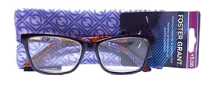 Foster Grant Eve Tortoise Mulberry Women's Reading Glasses ~ Choose Strength - Picture 1 of 2