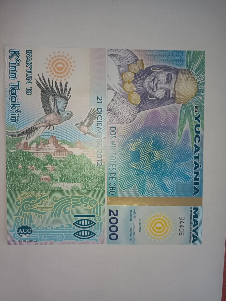 MAYA YUCATANIA 2000 MIL SOLES 2012 FANTASY POLYMER - Image 1 of 1