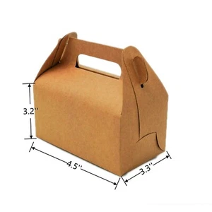 NICEWAY 30 Pack Brown Gable Gift Boxes Kraft Gift Box Candy Treat Boxes, Smal... - Picture 1 of 7