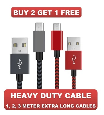 Micro USB Fast Charger Cable Lead for Amazon Kindle Fire HD HDX Tablet - Image 1 of 4