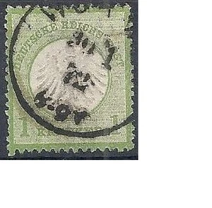 1872 GERMANIA USATO REICH IMPERO PICCOLO SCUDO SULL'AQUILA 1 K - DE001 - Picture 1 of 1