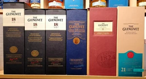 THE GLENLIVET 6x LEERE Whisky Flaschen mit OVP - LOT 2 - Bild 1 von 2