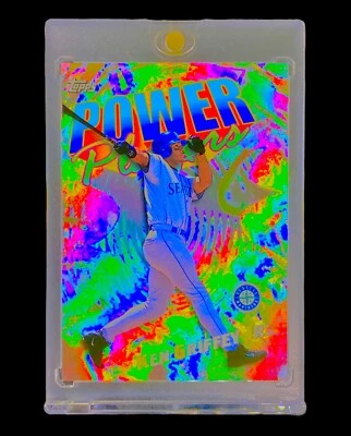 KEN GRIFFEY JR. SILVER SPARKLE INSERT RARE SP Insert Holo MLB Topps MARINERS - Image 1 of 4