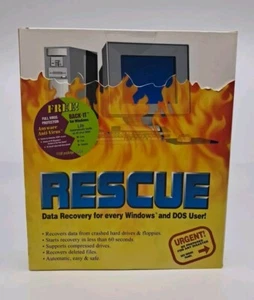 RESCUE Data Recovery Software - Data Recovery For Windows 95' DOS Users Sealed - Picture 1 of 4