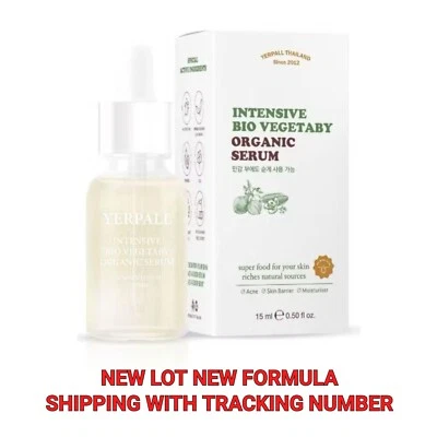 NEW Yerpall Bio Vegetaby Organic Serum 15ml Moisture CICA B3 Gentle Sensitive - Image 1 of 4