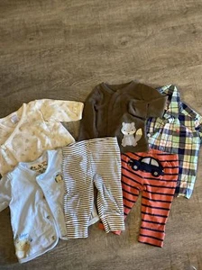 Carters & Place para bebé niño 6 piezas, tamaño 0-3 m, ¡tan adorable! - Imagen 1 de 11
