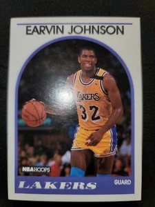 1989-90 Hoops #270 Magic Johnson Los Angeles Lakers HOF - Picture 1 of 2
